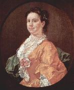 William Hogarth Portrat der Madam Salter oil painting